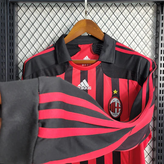 Koszulka AC Milan Retro 2007-2008 Długie Rękawy