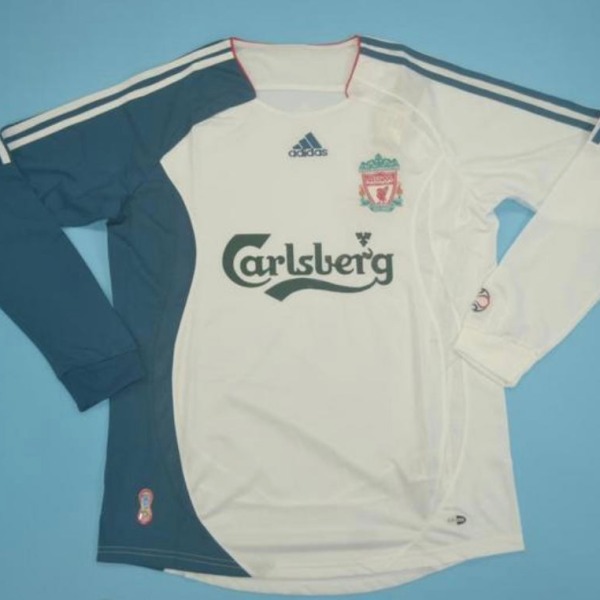 Koszulka Liverpool 2006/07 Wyjazdowa Długi Rękaw