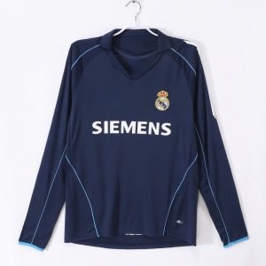 Koszulka Real Madrid Wyjazdowa 2005-2006 Długie Rękawy