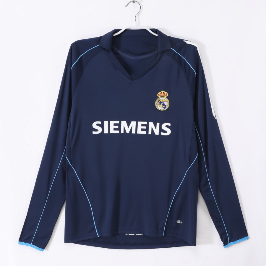 0e0fd1e3a4cdaf9b9255750846d57276.jpg Koszulka Real Madrid Wyjazdowa 2005-2006 Długie Rękawy