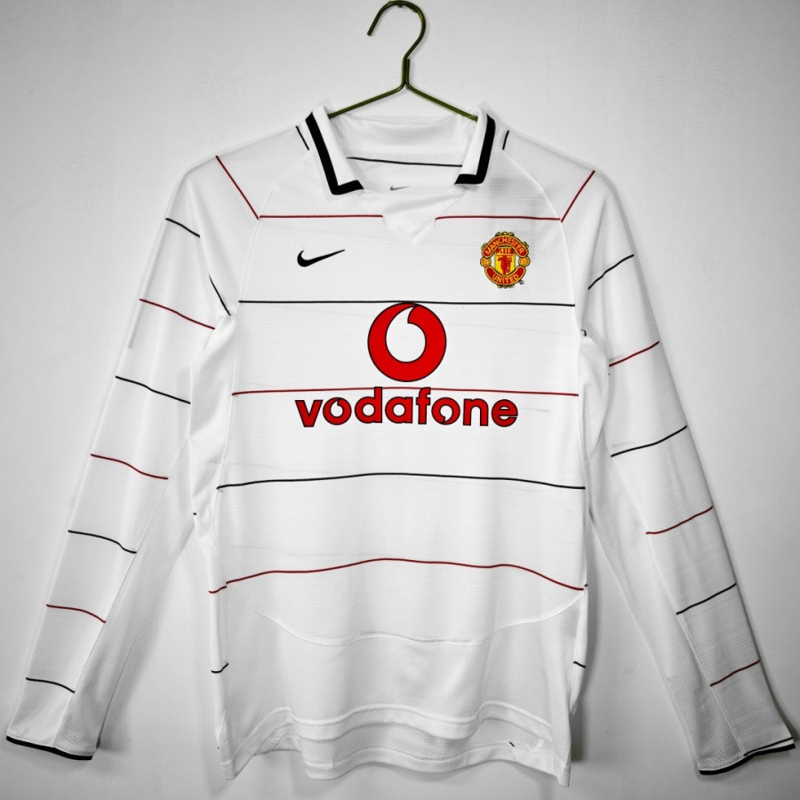129ce00613c84d8fa3d71d7f59984397.jpg Koszulka Manchester United Wyjazdowa 2003-2004 Długie Rękawy