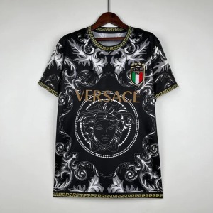 185.jpg Koszulka Włochy 2023-2024 Versace Czarna