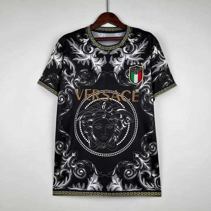 Koszulka Włochy 2023-2024 Versace Czarna