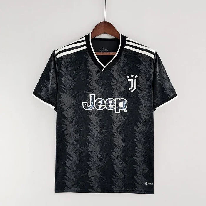 Koszulka Juventus Wyjazdowa 2022-2023 Czarna