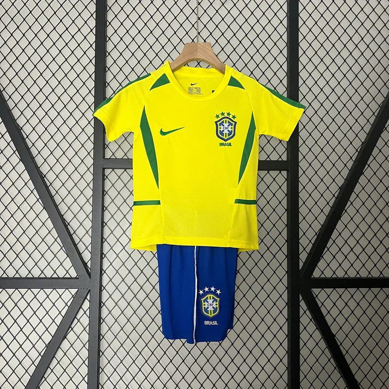 Koszulka Dziecięca Brazylia Retro 2002
