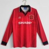 Koszulka Manchester United 1994/95 Domowa Długie Rękawy