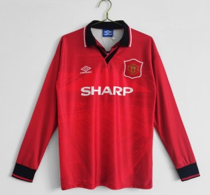 24520882-6A90-4FAC-BA22-352251DE0202.jpg Koszulka Manchester United 1994/95 Domowa Długie Rękawy