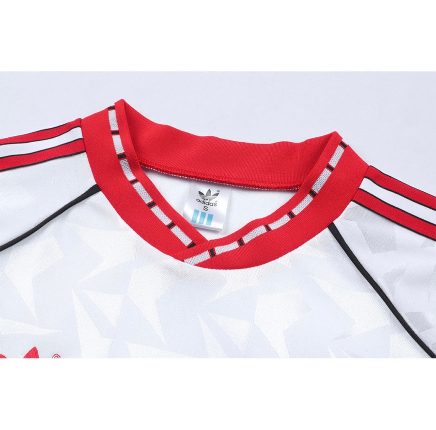 Koszulka Manchester United 1990/91 Wyjazdowa Długie Rękawy