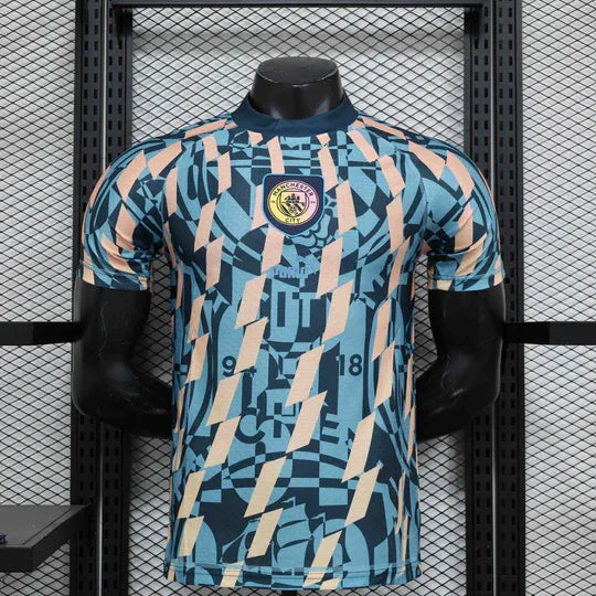 Koszulka Manchester City Niebieska Retro 2024-25