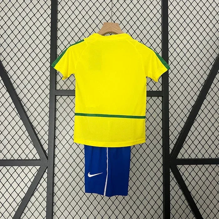 Koszulka Dziecięca Brazylia Retro 2002