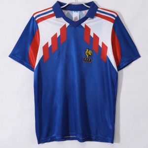Koszulka Francja Domowa Retro 1990
