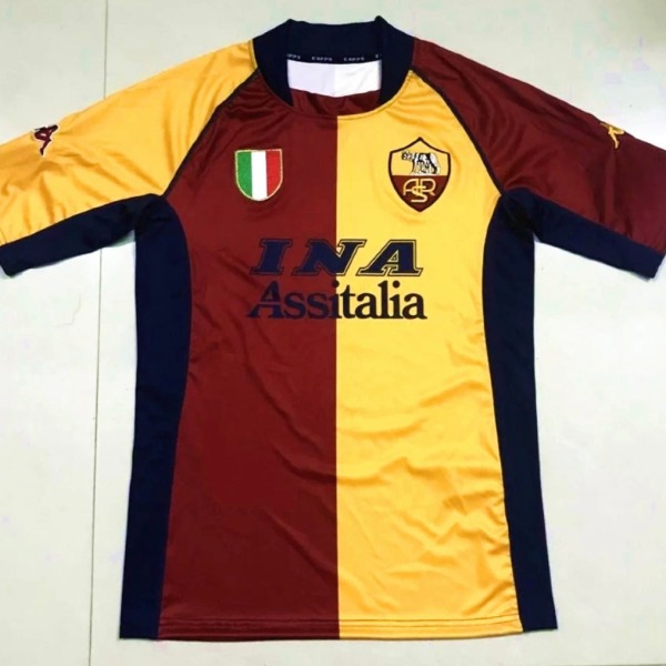 Koszulka AS Roma Domowa 2001/02