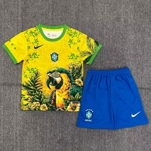 Koszulka Brazylia 2026/27 Dziecięce Czarna Edycja Specjalna