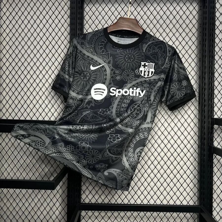 Koszulka FC Barcelona Czarna Concept 2024-2025