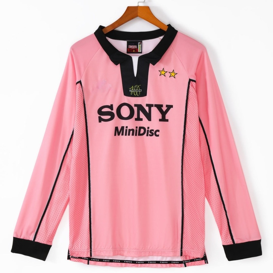 Koszulka Juventus Wyjazdowa 1997-1998 Długi Rękaw Retro