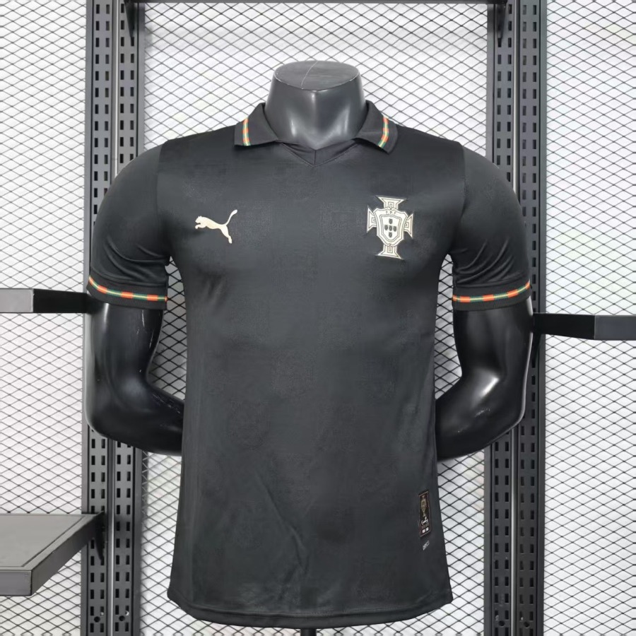 Koszulka Portugalia 2025/26 Edycja Player Czarna