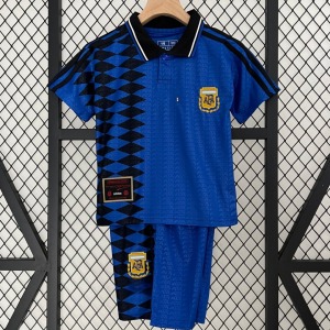 Koszulka Argentyna Domowa 2005-2006 Dziecięca Retro