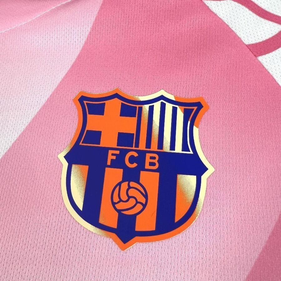 Koszulka FC Barcelona Koncept Różowa & Biała 2025-26