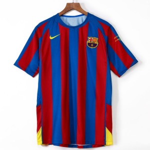 Koszulka Barcelona Domowa 2005-2006 Retro