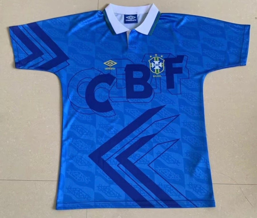 Koszulka Brazylia 1992 Wyjazdowa