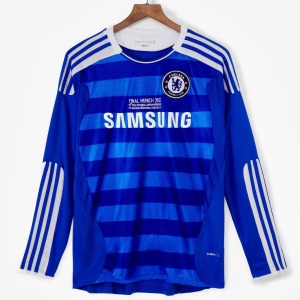 Koszulka Chelsea Domowa 2011-2012 Retro Długi Rękaw