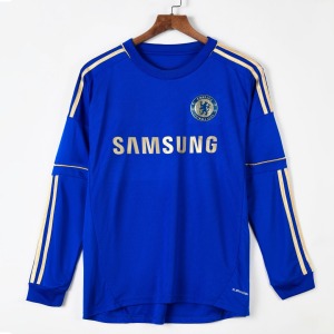 Koszulka Chelsea Domowa Retro Długi Rękaw 2012-2013