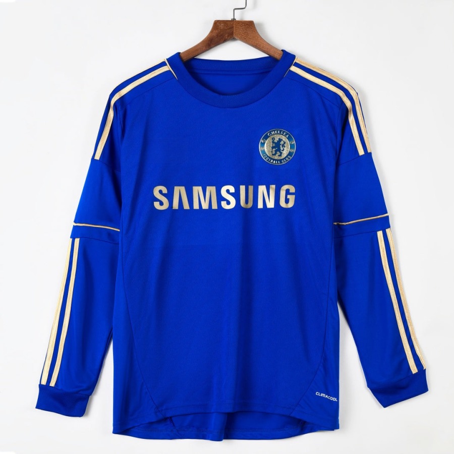 Koszulka Chelsea Domowa Retro Długi Rękaw 2012-2013