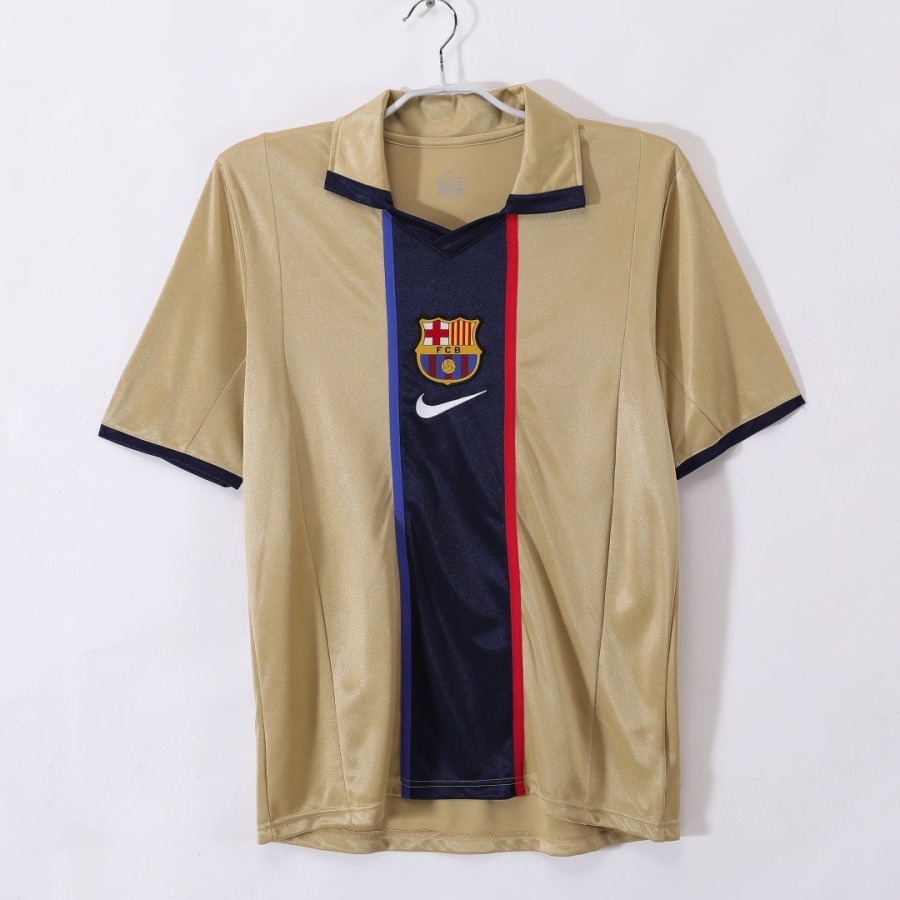Koszulka Barcelona Wyjazdowa 2001-2002 Retro