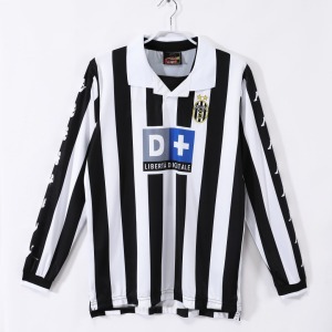 Koszulka Juventus Domowa 1999-2000 Retro Długi Rękaw