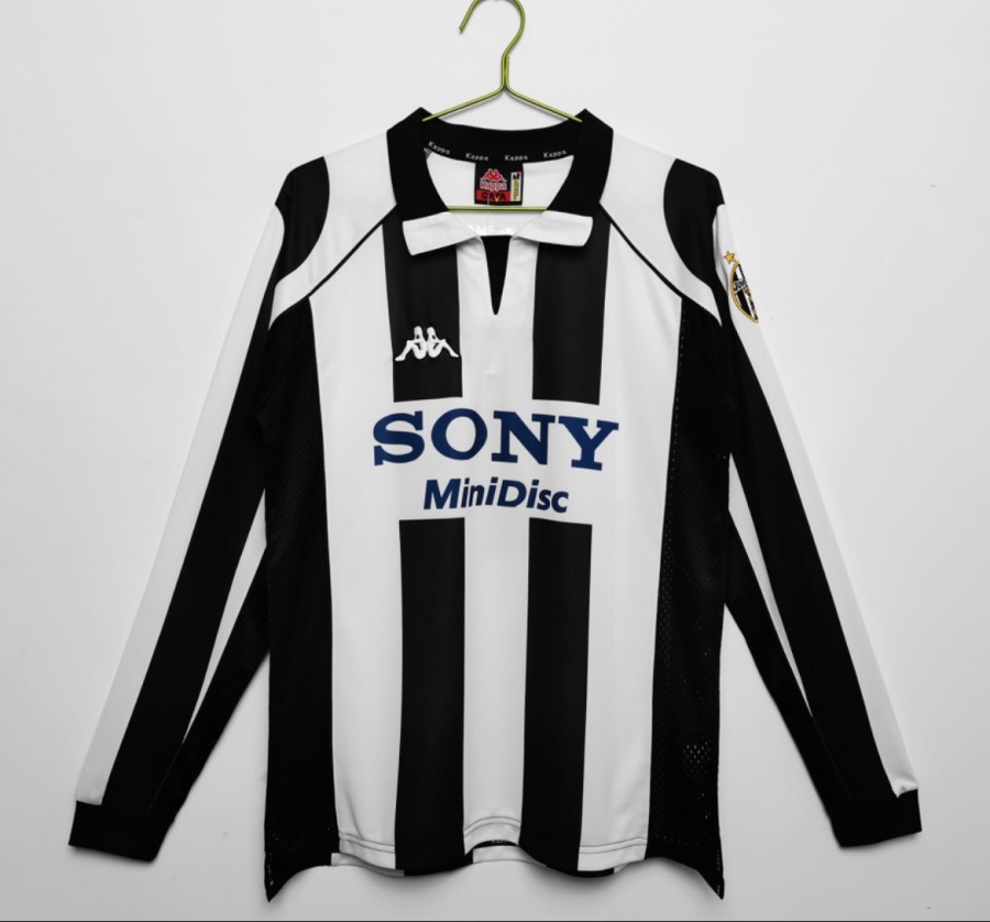 Koszulka Juventus 1997/98 Domowa Długie Rękawy