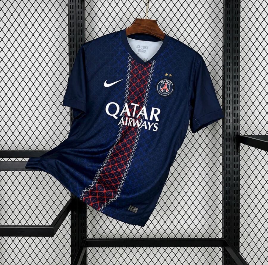Koszulka PSG Domowa 2025/26 Dwie Gwiazdki