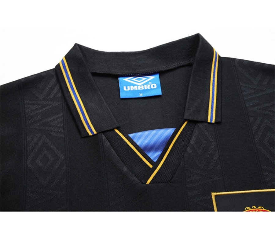 Koszulka Manchester United 1993/94 Wyjazdowa Długi Rękaw