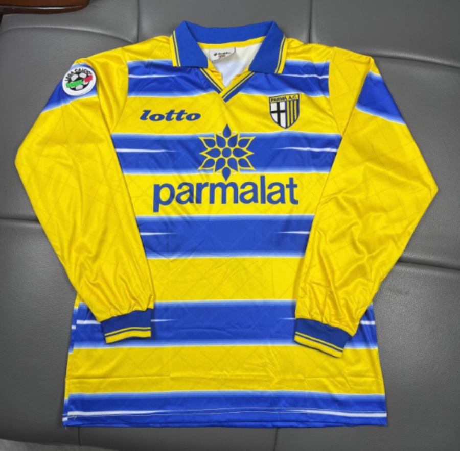 Koszulka Parma 1998/99 Domowa Długie Rękawy