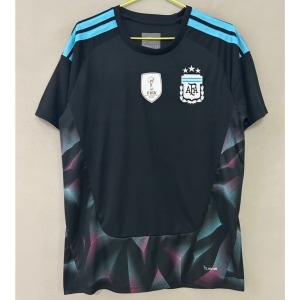 Koszulka Argentyna 24/25 Czarna Edycja Premium