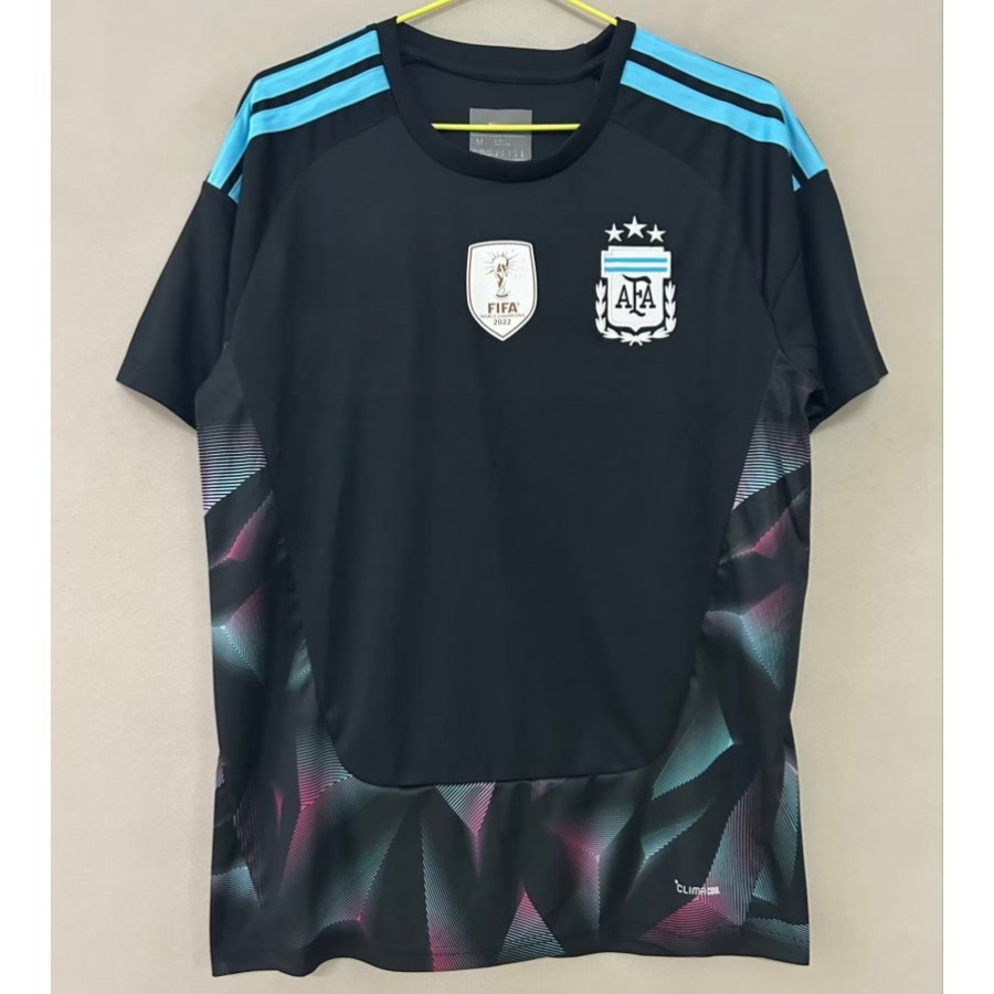 Koszulka Argentyna 24/25 Czarna Edycja Premium