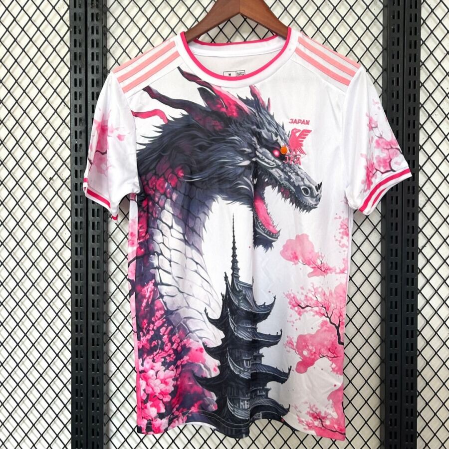 Koszulka Japonia 25/26 Edycja Specjalna Smok Biały