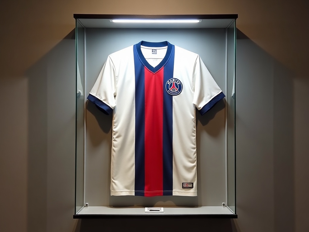 Koszulka PSG Hechter z czerwono-niebieskim pionowym pasem w ramie z ochroną UV
