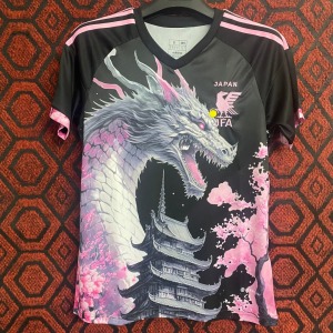 Koszulka Japonia 2025/26 Smok Różowa