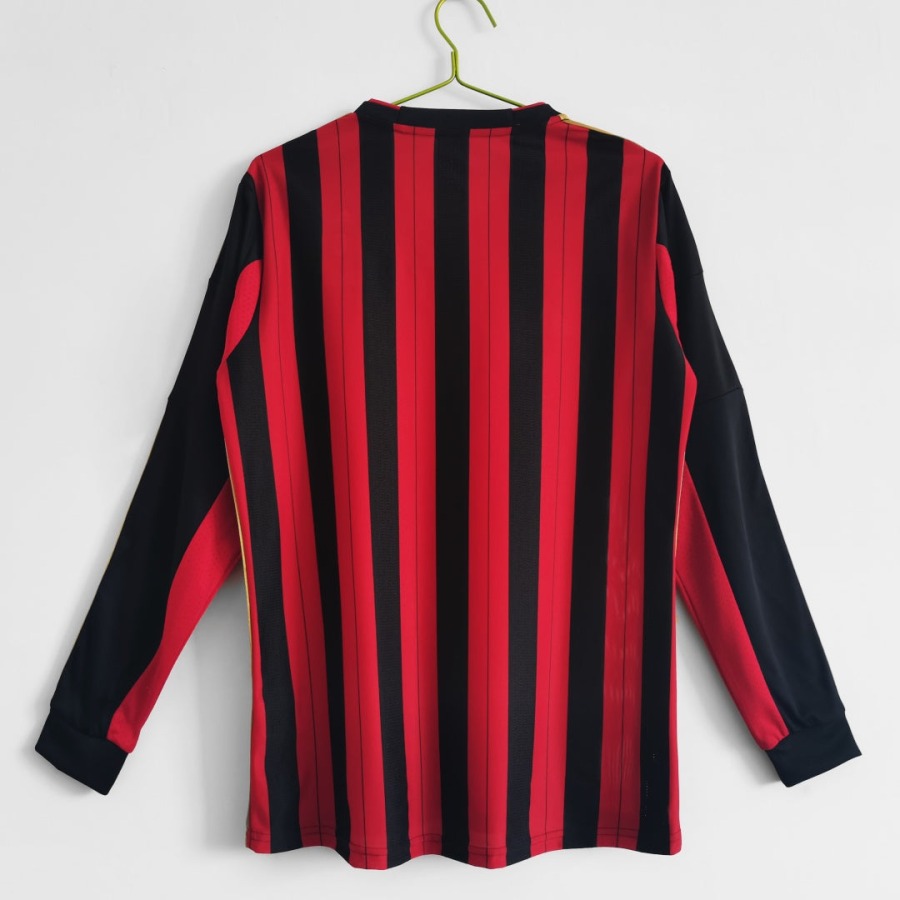 Koszulka AC Milan Domowa 2013-2014 Długi Rękaw Retro
