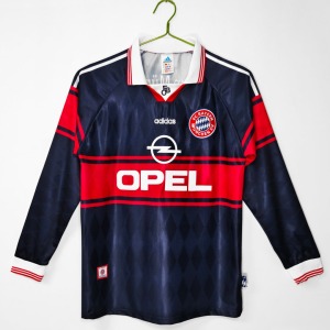 Koszulka Bayern Monachium Domowa 1997-1999 Długi Rękaw