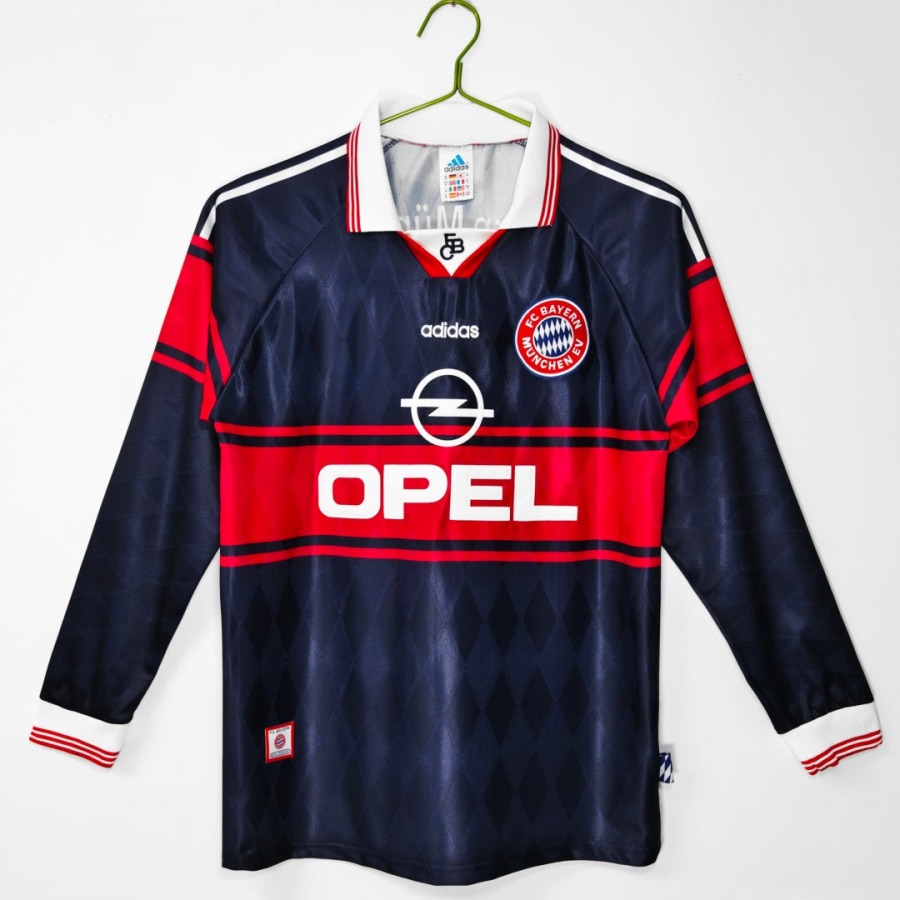 Koszulka Bayern Monachium Domowa 1997-1999 Długi Rękaw