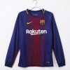 Koszulka Barcelona Domowa 2017-2018 Długi Rękaw Retro