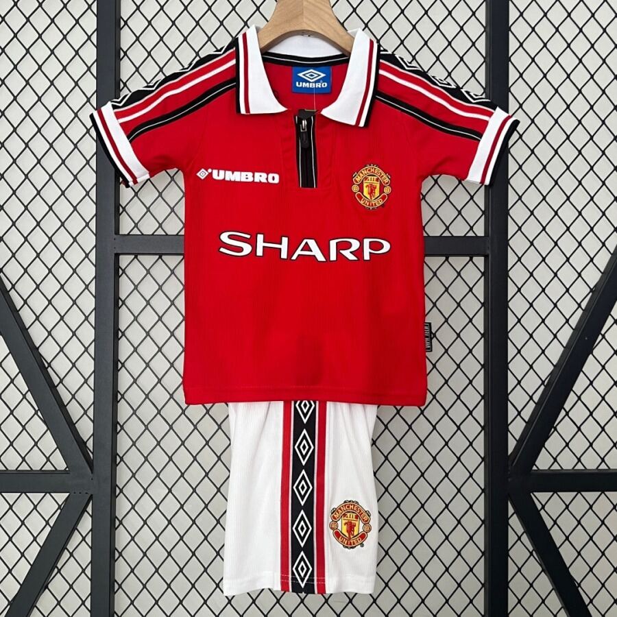 Koszulka Manchester United Dziecięca 1998-1999 Retro
