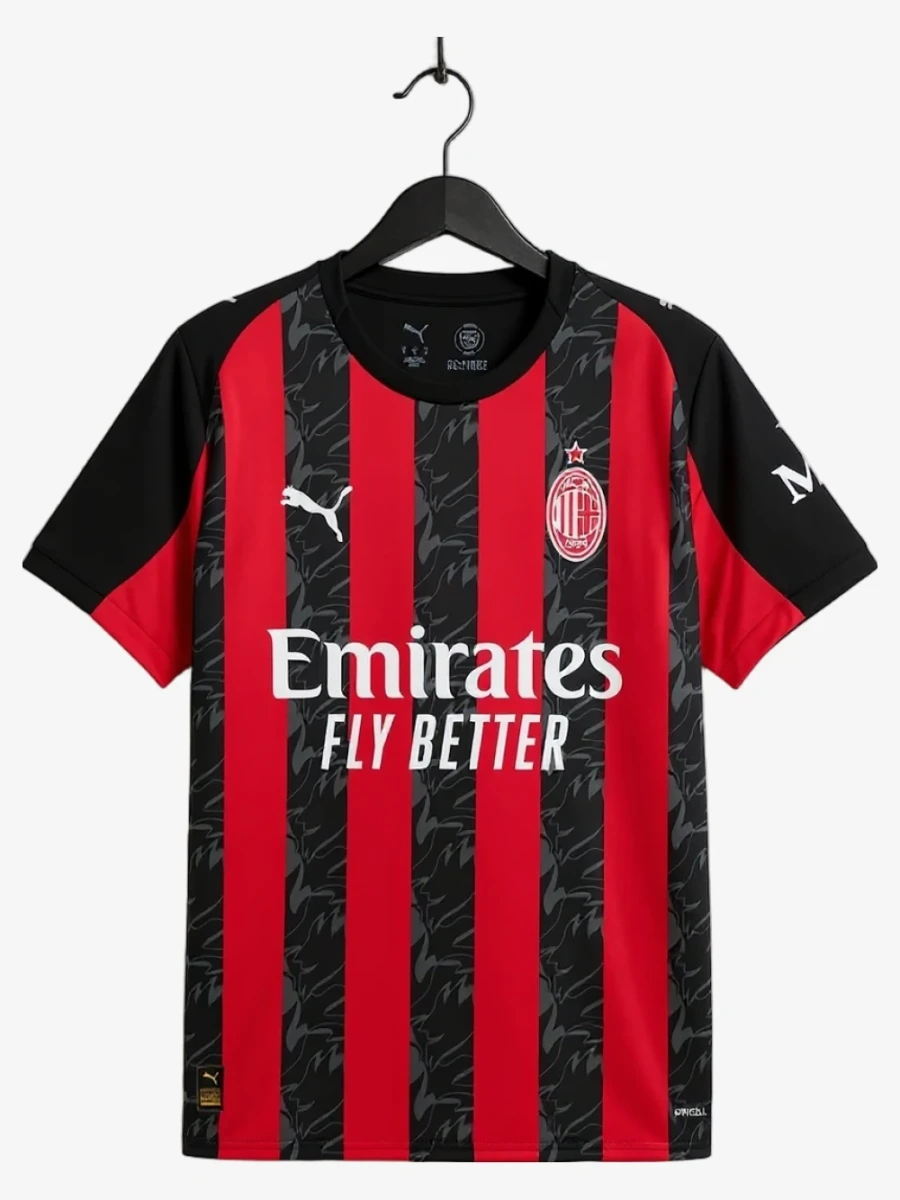 maillot-ac-milan-domicile-2025-2026 studio v12 Koszulka AC Milan Domowa 2025-2026
