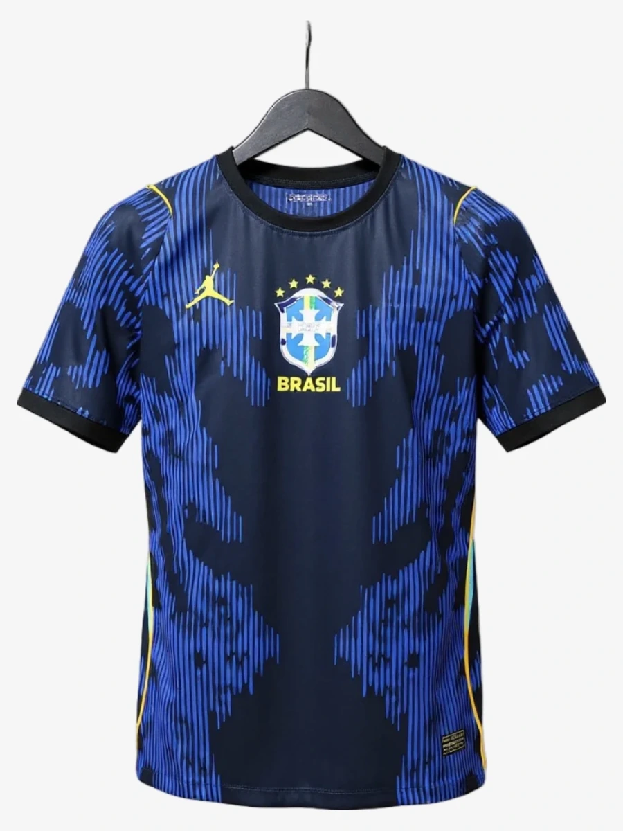 maillot-bresil-2026-exterieur-player-manches-longues studio v12 Koszulka Brazylia 2026 Wyjazdowa Player Długie Rękawy