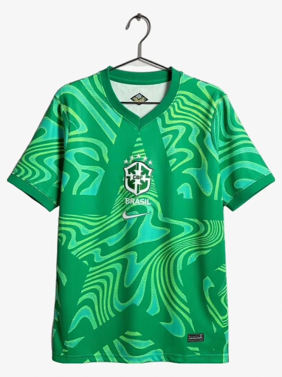 maillot-bresil-gardien-2026-vert-premium studio v12 Koszulka Brazylia Bramkarska 2026 - Zielona Premium