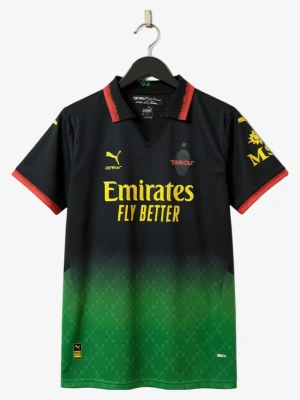 maillot-concept-ac-milan-edition-off-white-noir-2025-2026 studio v12 Koszulka Concept AC Milan Edycja Off-White Czarna 2025-2026