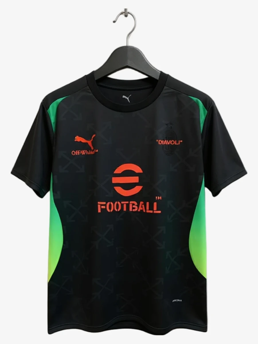 Koszulka Concept AC Milan Edycja Off-White Czarno-Szara 2025-2026