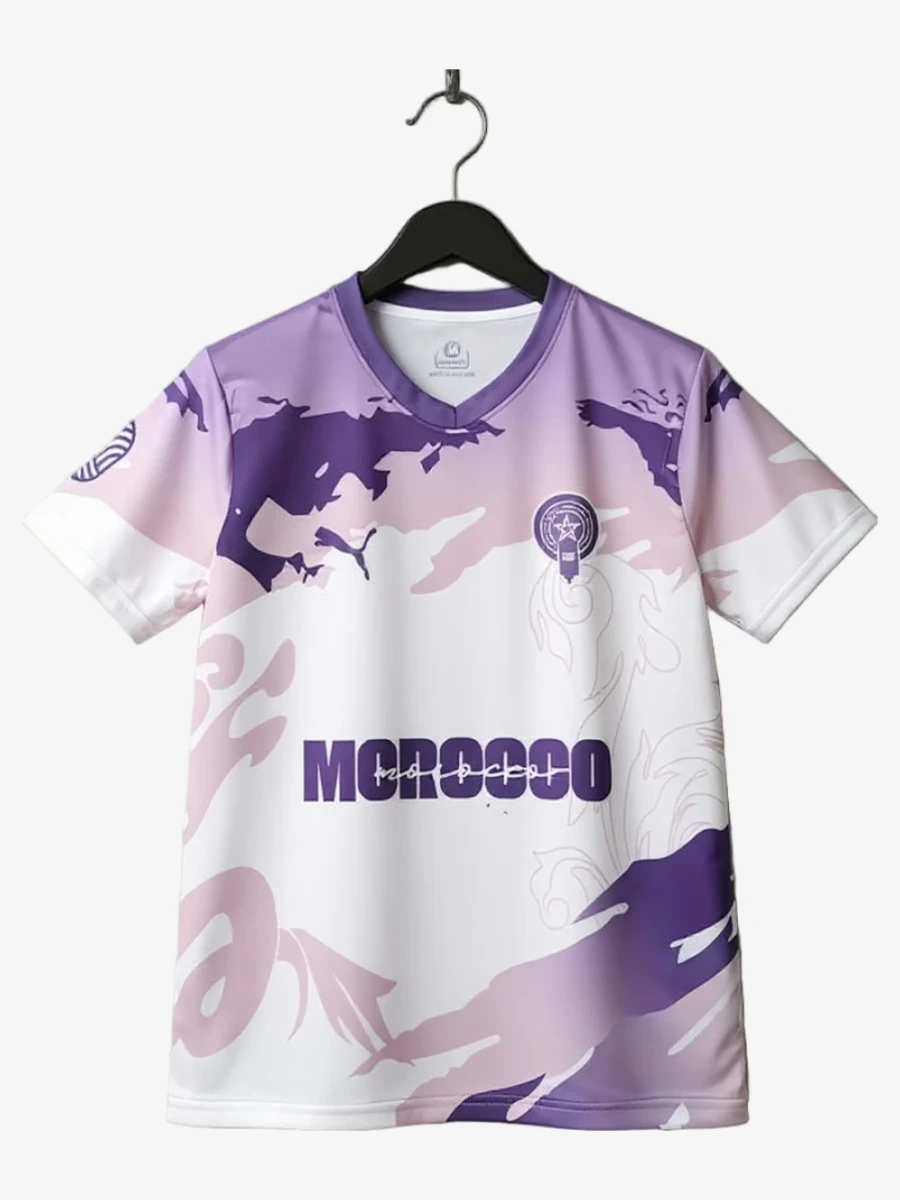 maillot-concept-maroc-edition-violet-2025-2026 studio v12 Koszulka Concept Maroko Edycja Fioletowa 2025-2026