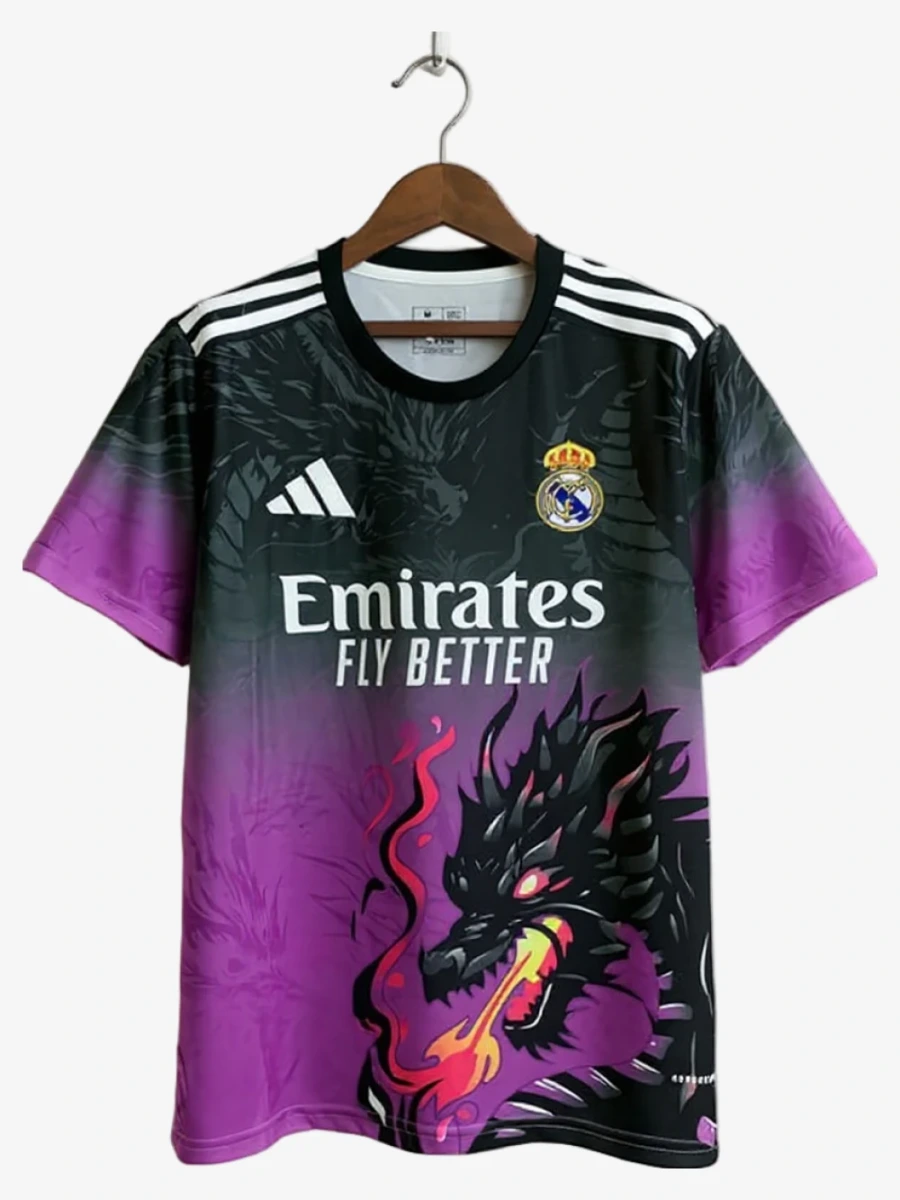 maillot-concept-real-madrid-edition-dragon-violet-2025-2026 studio v12 Koszulka Concept Real Madryt Edycja Dragon Fioletowa 2025-2026